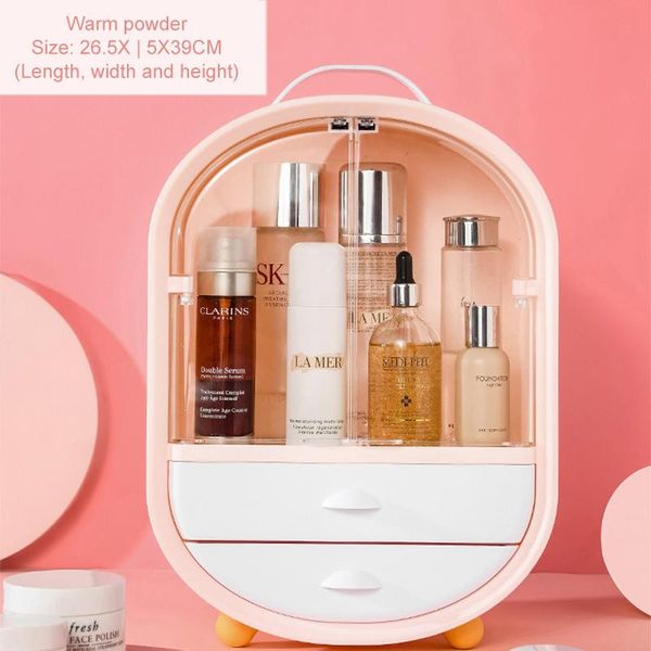 

makeup portable lipstick eyebrow pencil drawer vip led light cosmetic storage box boxes & bins