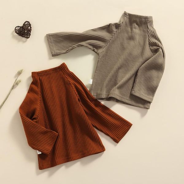 

pullover children fashion solid color sweatshirt kids girls boys casual autumn winter long sleeve corduroy basic sweater outfits, Blue