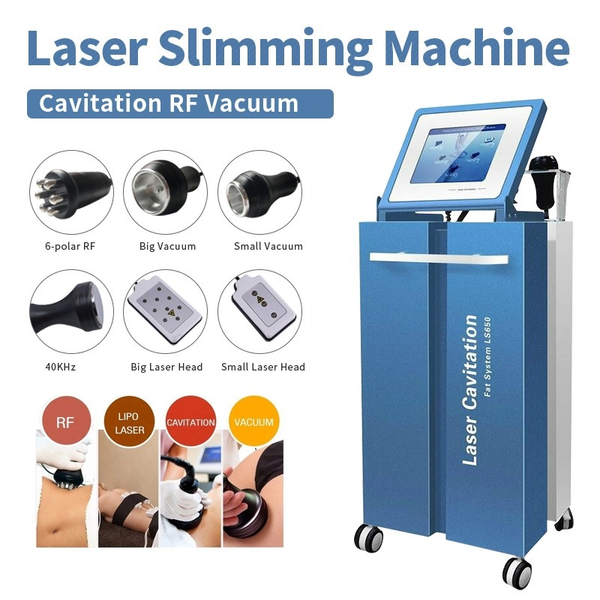 

2021 multifunctional 650nm laser rf avitation vacuum slimming lipolaser weight reduce machine equipment