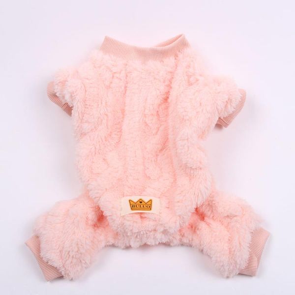 

dog apparel solid winter jumpsuit cat coat puppy warm pet hoodie jacket 5 sizes 6 colours