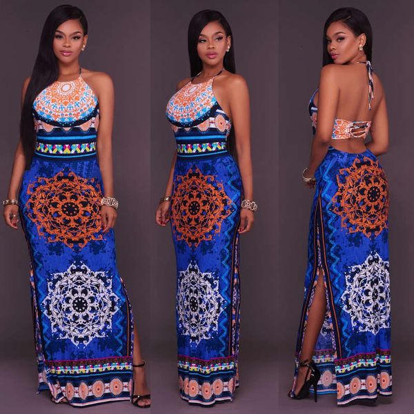 

dresses nightclub totem casual hd positioning print dress, Black;gray