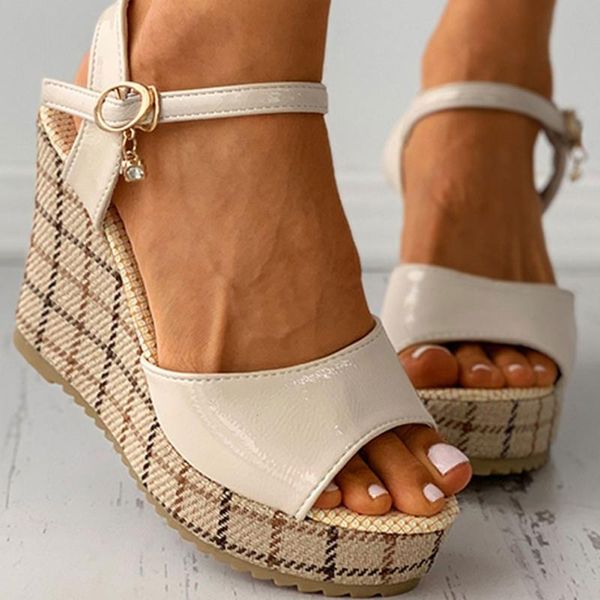 

dress shoes 2021 women high heels sandals leisure summer comfort platform female wedges fashion outdoor ladies casual, Black