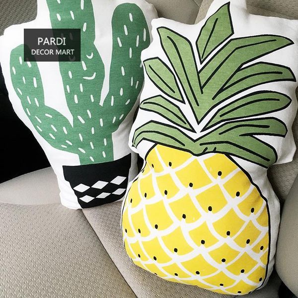 

cushion/decorative pillow pineapple cactus cushion with inner room decoration car living 1pc/lot