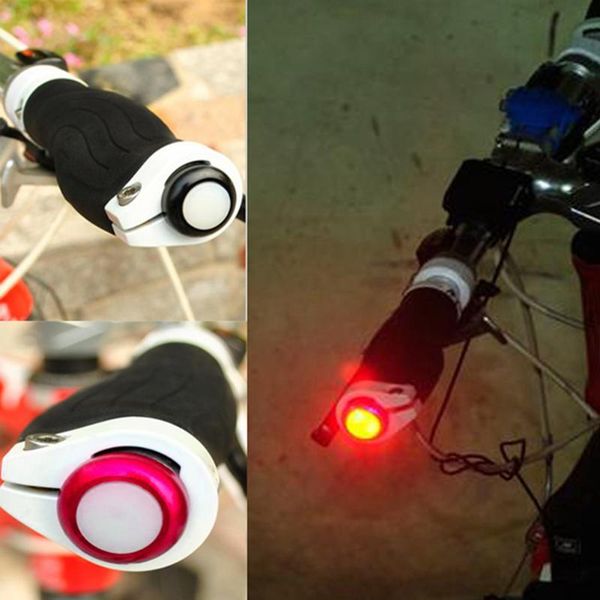 

bike lights 1 pair bicycle handlebar light led turn signal lamp battery powered bar end plugs safety warning indicator cycling parts