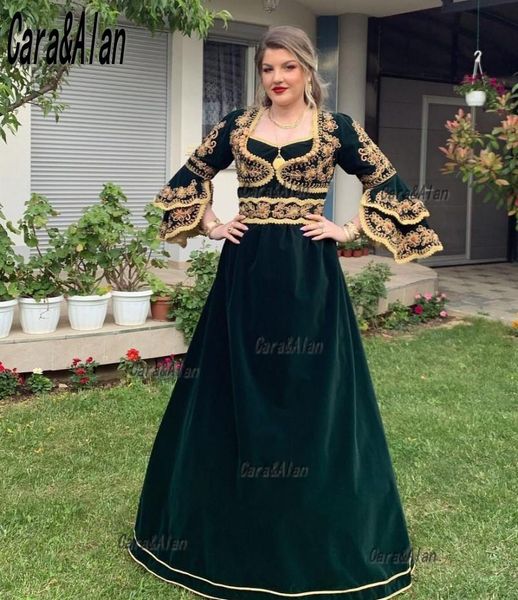 

party dresses traditional albanian embroidery evening wedding wear velvet long sleeves lace applique beading kosovo prom gowns, White;black