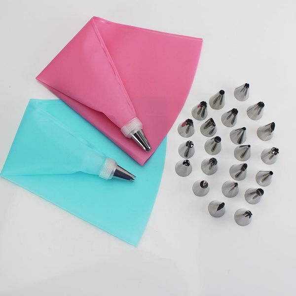 

baking & pastry tools 26pcs cake decorating set cream mouth eva bag