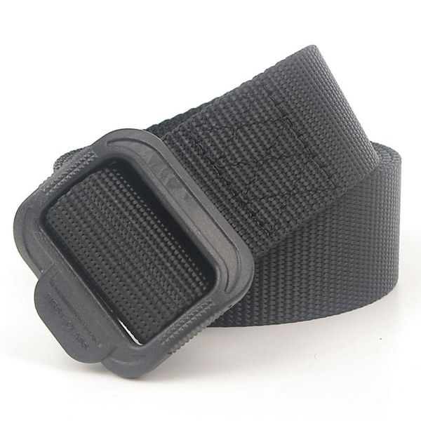 

belts men's nylon belt casual security check environmental plastic japanese-shaped buckle quick release hypoallergenic women's, Black;brown