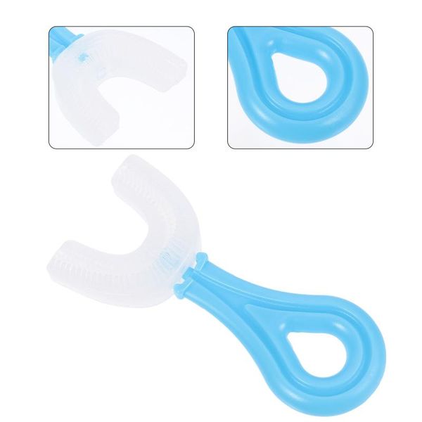 

smart electric toothbrush 1pc kid u-shape manual baby teeth cleaning tool