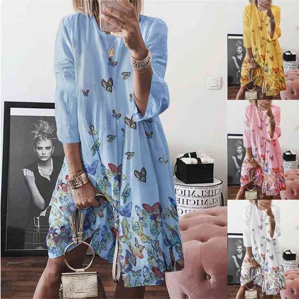 

dress dresses for women vestido holiday style feminino print casual plus size ladies kobieta sukienka # 210331, Black;gray