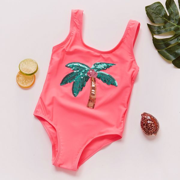 Multi Style Stickerei Kinder Bademode für Pailletten Mädchen Badeanzug Kinder Badeanzug 3-14 Jahre Monokini 22