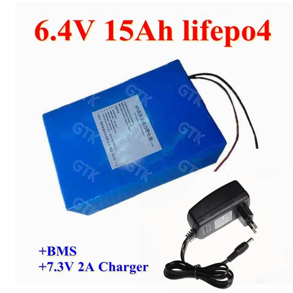 Перезаряжаемые 6V 8ah LifePO4 литиевой аккумуляторной батареи Pack 3.2V батареи не 3.7V Lipo для пылесоса детский игрушечный автомобиль + 2A зарядное устройство