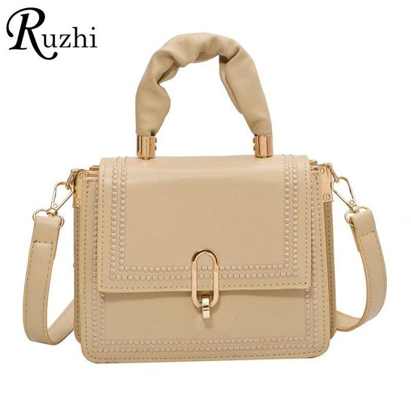 

shoulder bags for women 2021 solid color pu leather crossbody versatile white handbag elegant tote bag luxury ladies evening