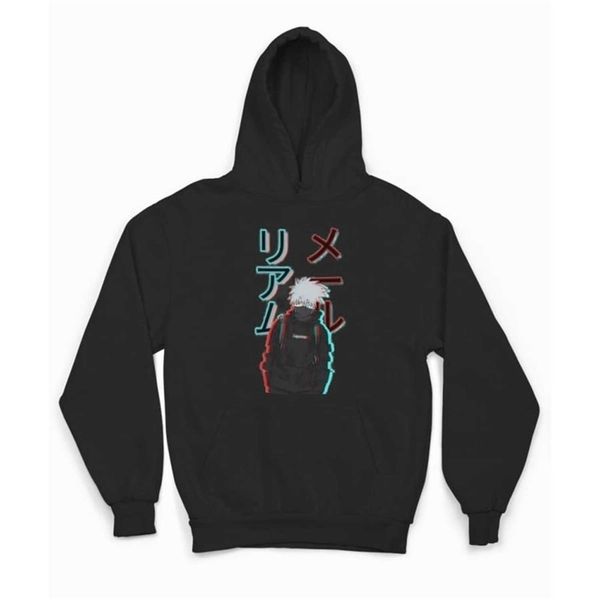 Attack on Titan Felpa con cappuccio Sensei Kakashi Felpe unisex Pullover 210803