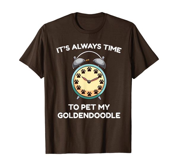 

funny pet my goldendoodle dog owner gift t-shirt, White;black