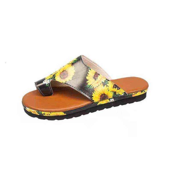 

2022 summer toe muffin bottom letter women's sandals beach, Black
