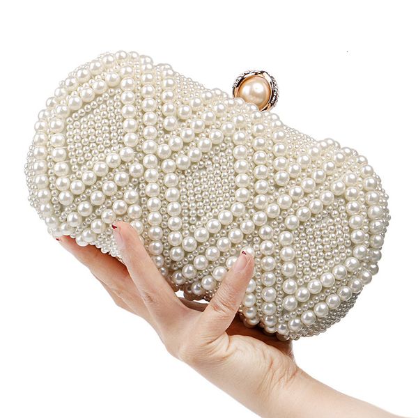 

evening bags ladies beaded wedding party handmade day clutches chain shoulder small pearl crystal diamonds princess purse party1 ibox