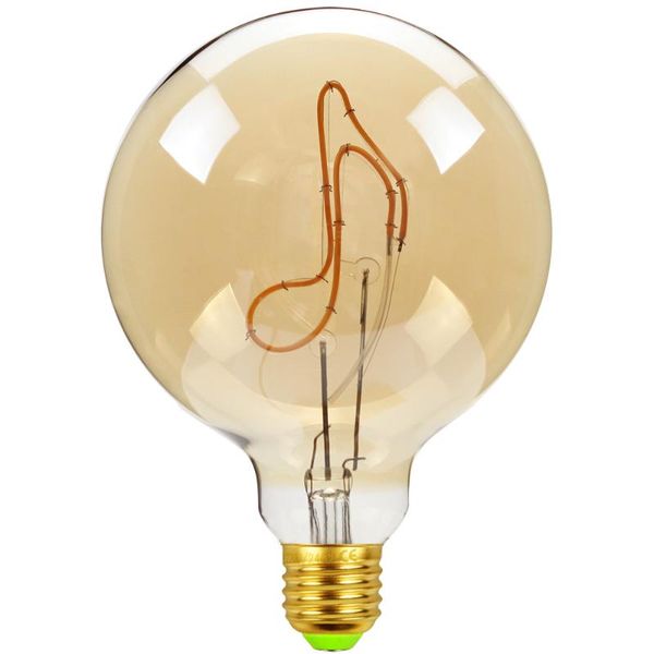

bulbs tianfan led bulb vintage light g125 big globe alphabet quaver 4w dimmable table lamp decorative 110v 220v