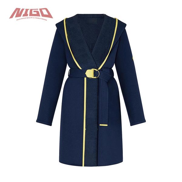 

21ss wool hooded coat code@l57 men's t-shirts, White;black