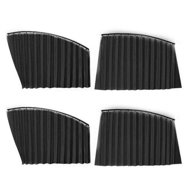 

car sunshade 4pcs/set curtains window shades magnetic sun shade uv rays protection auto sunshades side