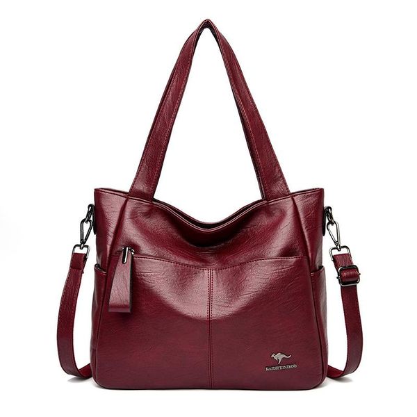 

evening bags quality women's leather handle female shoulder sac tote shopper bag bolsa luxury designer purses handbags for woman