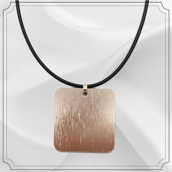 

pendant necklaces doros fashion cube simplicity personality necklace for women gothic modern outstanding quality jewelry accessories party g, Silver