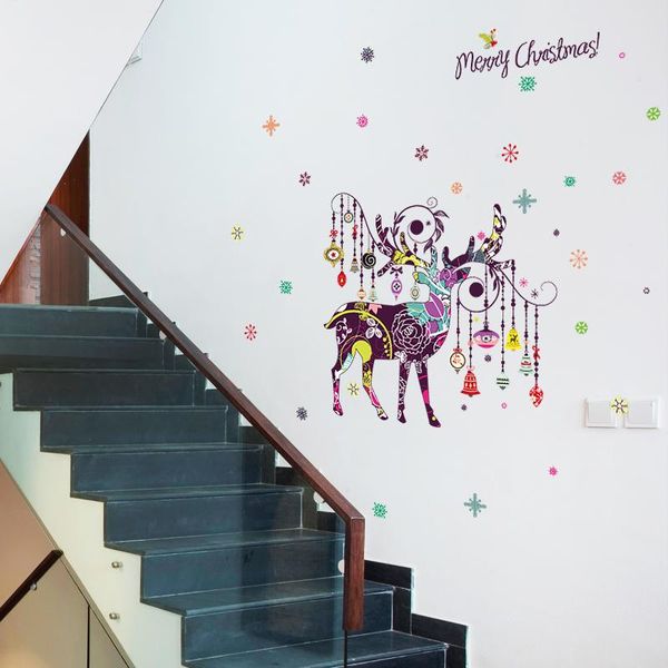 

wall stickers deer sticker pvc removable for kids rooms decoration murals