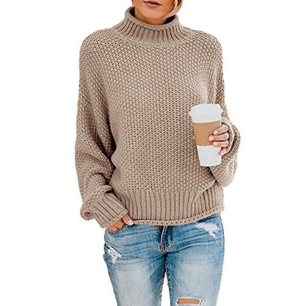 

women's sweaters sweater female autumn winter cashmere knitted women long sleeve pullover jumper femme high collar clothes 99fh, White;black