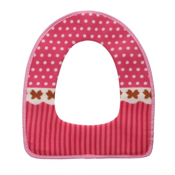 

SsqR little stickers thickened waterproof ring plush cover toilet pad warm keep warm toilet seat pad