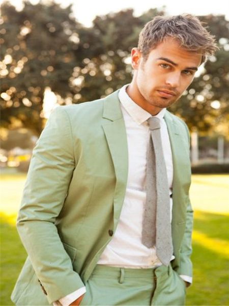 

men's suits & blazers blazers design green men's suit summer beach wedding party custom-made tuxedo tuxedos 2 piece (jacket + pant, White;black