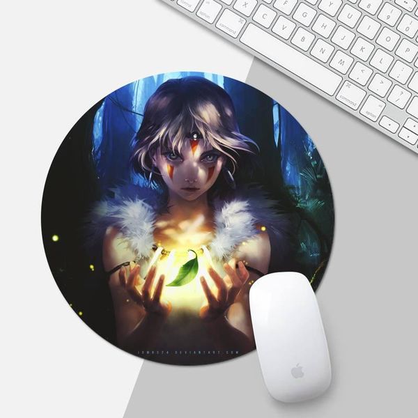 

mouse pads & wrist rests anime princess mononoke customized lapgaming pad desk protect game officework mat cushion mousepad