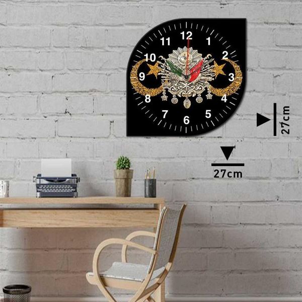 

wall clocks ottoman clock tugra pattern decor turkish living room ideas wooden