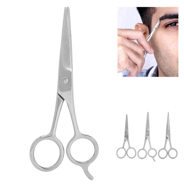

hair scissors mustache trimming beard stainless steel men facial grooming
