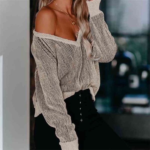 

gray pullovers sweater female casual loose oversized soft cotton jumper women autumn winter knitted outfit 210427, White;black