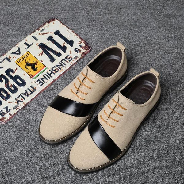 

dress shoes 2021 lace up large size casual footwear plus wedding shoe man fashion manager, Black