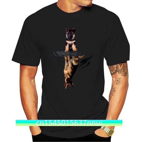 

men's t-shirts men t shirt german shepherd love women t-shirt, White;black