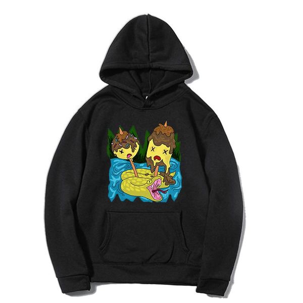 

men's hoodies & sweatshirts hoodie sweatshirt men women harajuku hip hop pullover long sleeve clothes, Black