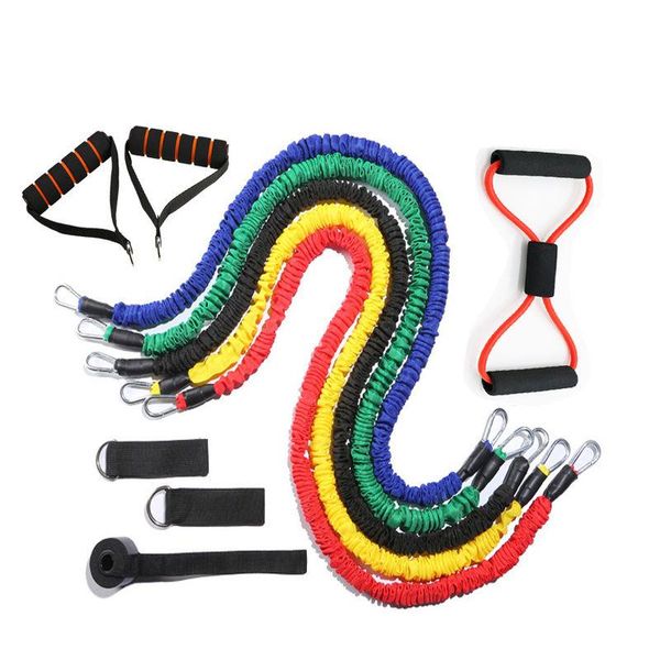 

resistance bands elastic rope fitness male pull band multifunctional anti-break exercise chest muscle equipment home multiple styles