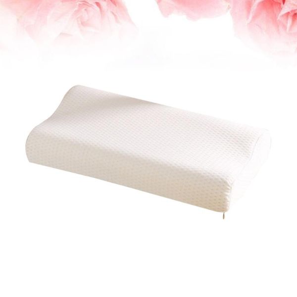 

pillow 1pc 50x30cm soft memory wave design neck support for women men