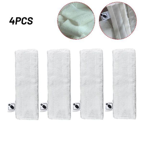 

4pcs mop cloth floor pads kit for karcher sc2 sc3 sc4 sc5 easyfix steam cleaner sweeper robot cleaning accessories 34.5x11.5cm shower curtai
