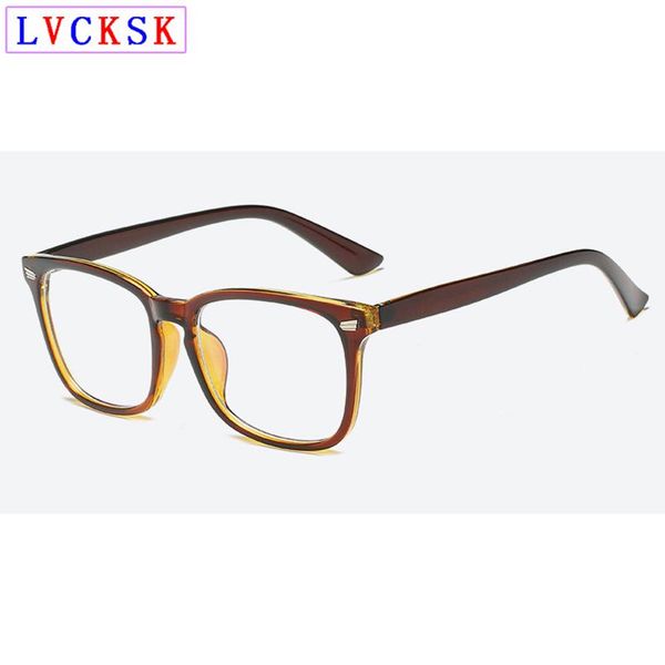 

fashion sunglasses frames vintage square rivets glasses frame women men transparent spectacles computer eyeglasses optical prescription l3, Black