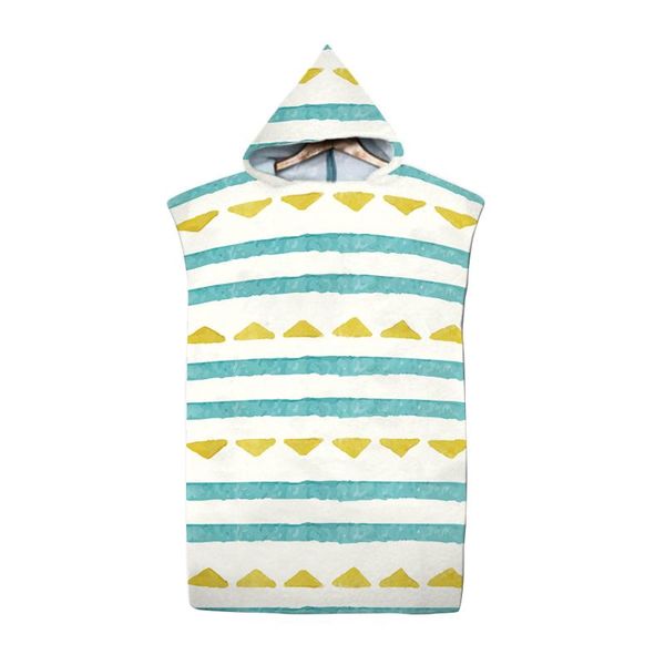 

towel kids hooded large beach bathrobe without sleeve activities poncho for swimming