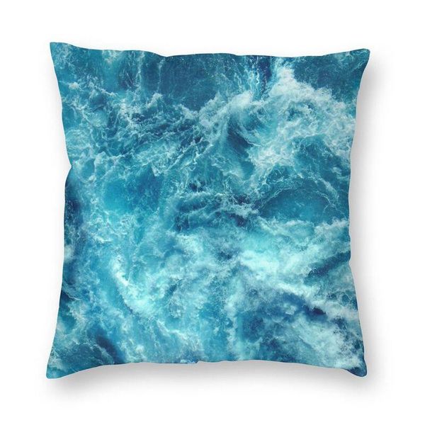 

cushion/decorative pillow ocean is shaking cushion cover two side print great wave storm floor case for car custom pillowcase home decor