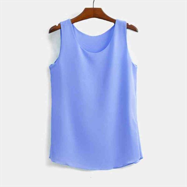 

summer fashion blouses women and blouse white pink chiffon loose women blouse sleeveless ladies shirts