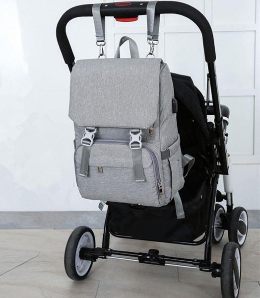

diaper bags arrive usb fashion mummy maternity nappy bag large capacity travel backpack nursing