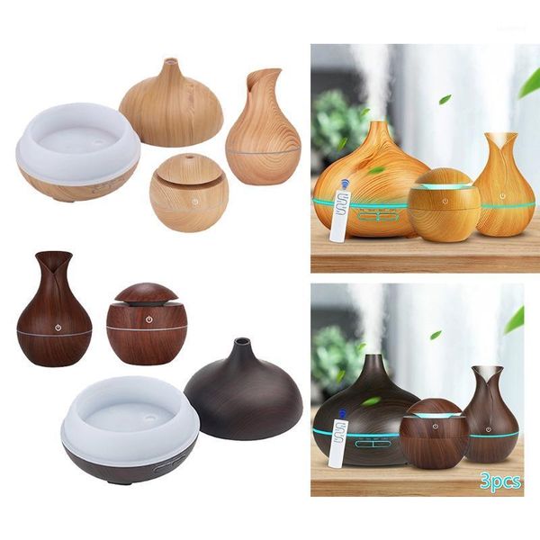 

storage bottles & jars 1 pcs aroma essential oil diffuser + 2pcs air purifier humidifier set