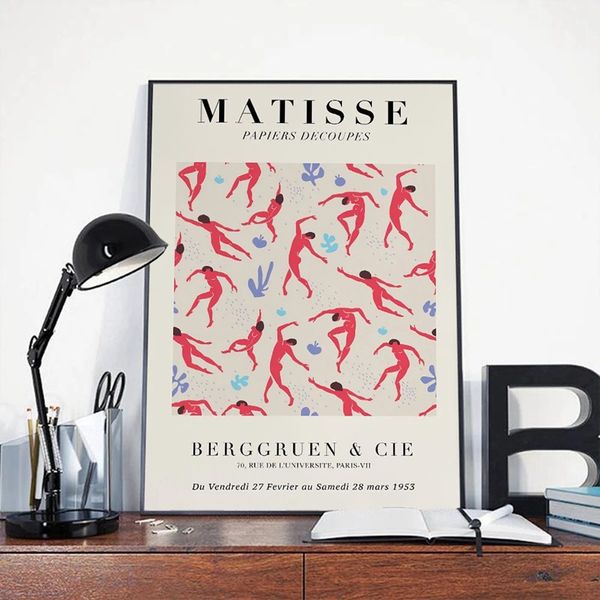

unframed abstract minimalist line figure print decorative canvas painting
