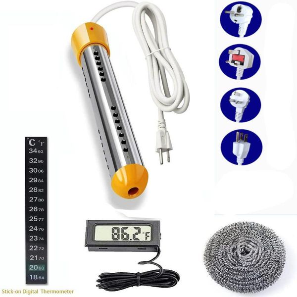 

outdoor pads 1500w electric heater boiler water heating elements portable immersion suspension bathroom swimming pool with thermometer