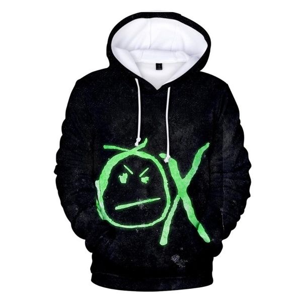 

men's hoodies & sweatshirts classic hip hop men /women casual hoody autumn pullover 3d maox black all-match hooded mens