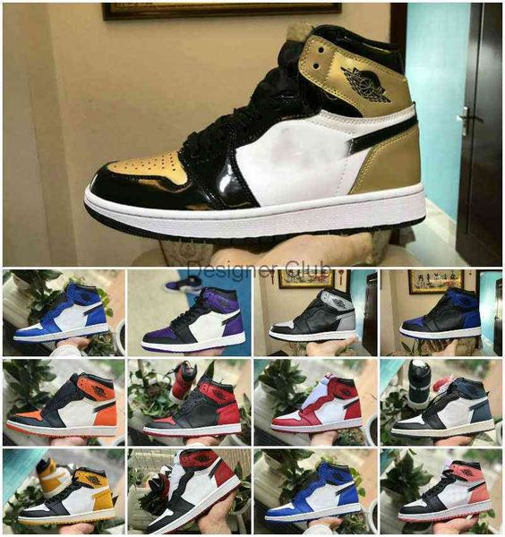 

2019 new designer high og mens 1 basketball shoes royal banned shadow red black blue white toe shoe women 1s chicago sneakers