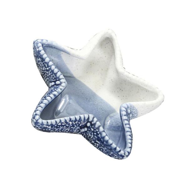 

soap dishes 1pc beautiful sea star plate multifunctional storage home decor (blue)
